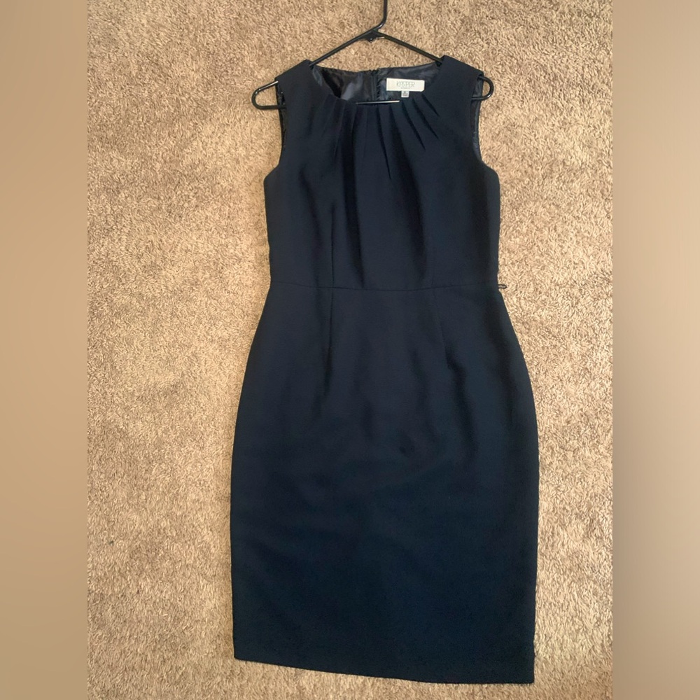 KASPER BLACK SLEEVELESS DRESS - Picture 3 of 9